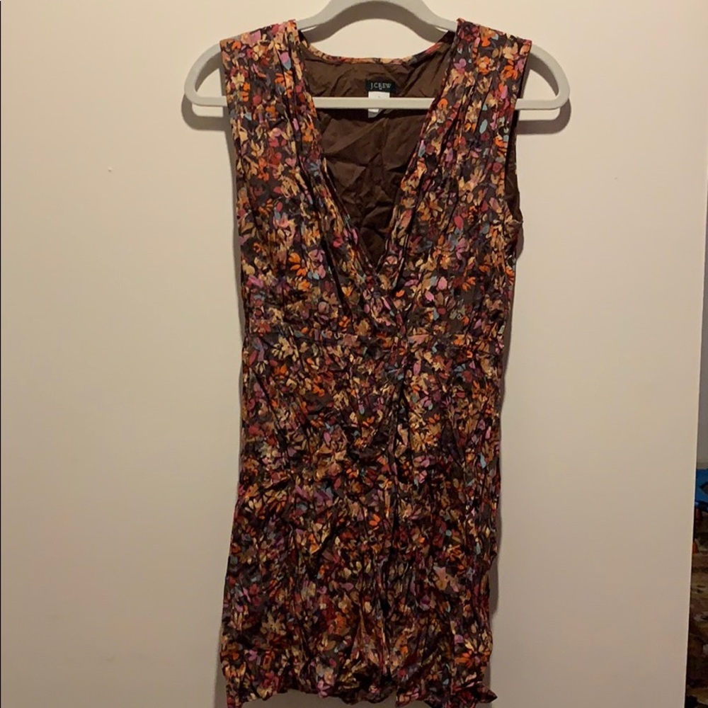 Jcrew colorful wrap dress